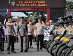 Kapolda Babel, Pimpin Apel Gelar Pasukan Operasi Lilin Menumbing 2024