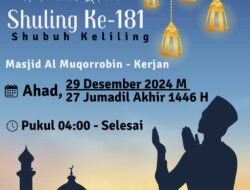 Masjid Al Muqorrobin Kerjan, Menjadi Titik Ke-181 Program Subuh Keliling DMI Belitung