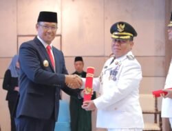 Pj Gubernur Babel Lantik Pj Walkot dan Pj Bupati, Sugito Sampaikan tiga hal Penting dalam Melaksanakan Tugas