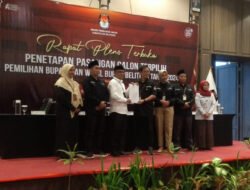 Djoni Alamsyah dan Syamsir Resmi Sebagai Bupati dan Wakil Bupati Belitung Terpilih