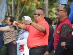Senam Massal Meriahkan Peringatan Hari Jadi ke-22 Kabupaten Belitung Timur