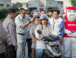 Operasi Keselamatan Menumbing 2025, Satlantas Polres Belitung bersama Honda Babel Edukasi Keselamatan Berkendara