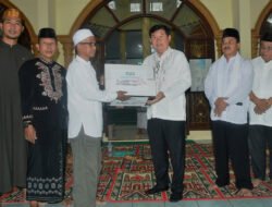 Safari Ramadan Kabupaten Belitung Timur Kunjungi Masjid Assalam Desa Baru