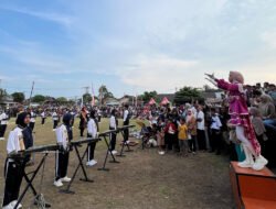 Drumband Pelajar Bikin Heboh Manggar, Jadi Pembuka Meriah Konser Shabrina