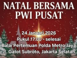 Perkuat Kebersamaan, PWI Pusat Gelar Natal Bersama di Jakarta