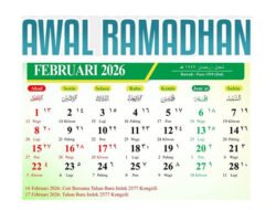 Awal Puasa Ramadhan 2026 Berapa Hari Lagi? Hitung Mundur dari Sekarang 28 Januari 2026