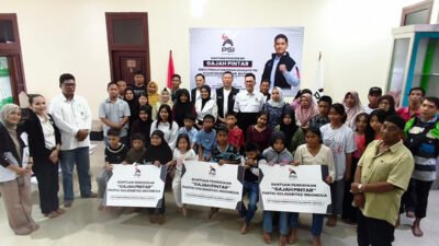 DPD PSI Belitung Salurkan Bantuan Pendidikan “Gajah Pintar” untuk 20 Pelajar