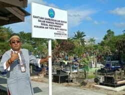 Dukung Fasilitas Publik, Perumda Tirta Batu Mentas Pasang Air Bersih di TPU Setya Mulya