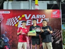 Vario Berlari Hadir di Tanjungpandan, Warga Diajak Jadi Atlet Dadakan
