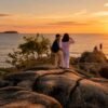 Pantai Batu Bedil Belitung dengan batu granit raksasa